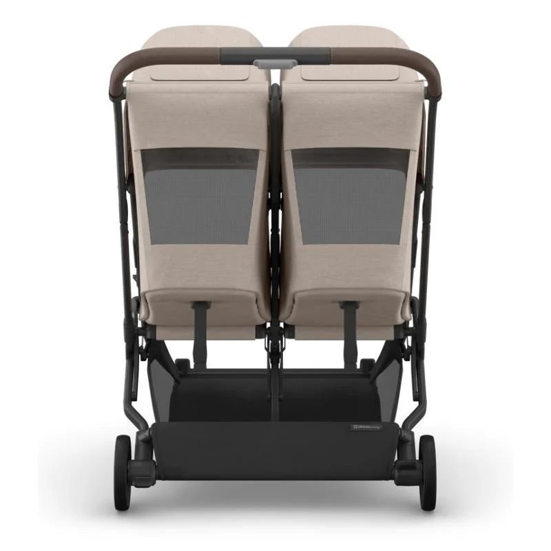 Uppababy Minu Duo Stroller Ada, Sandstone Melange | Chestnut Leather - Image 6