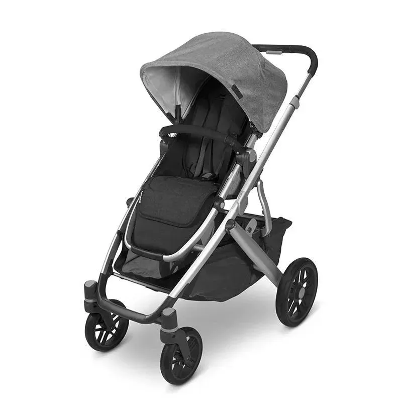 Uppababy - Reversible Seat Liner, Reed (Denim/Cozy Knit) - Image 4