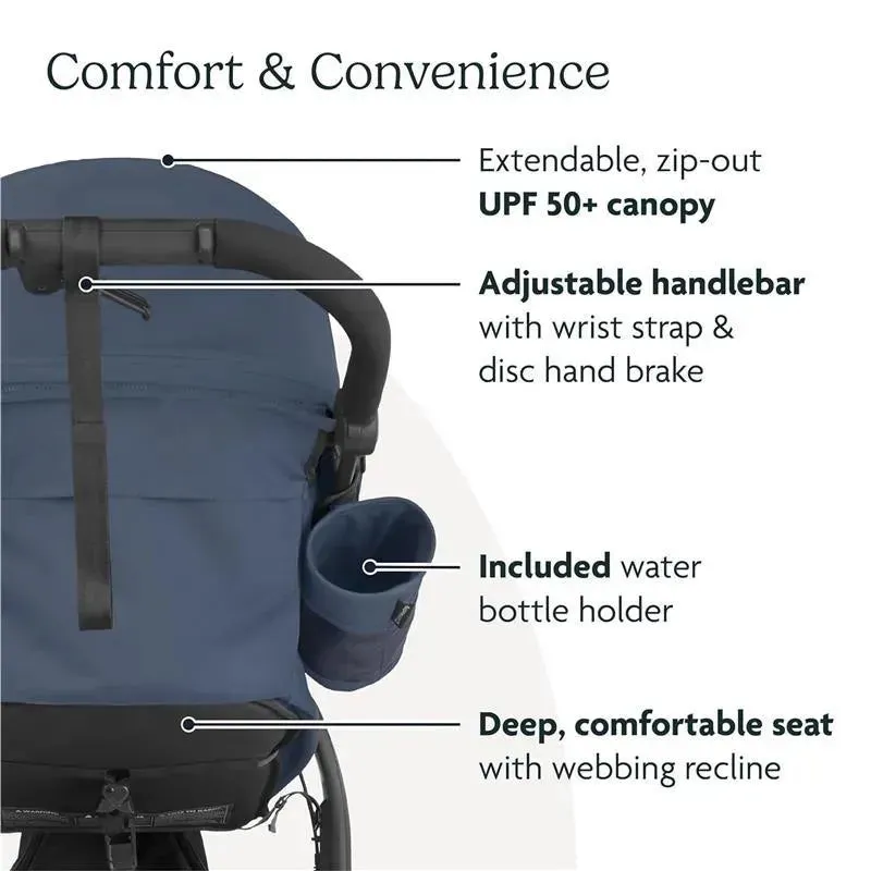 Uppababy - Ridge Jogging Stroller, Theo (Dark Taupe/Carbon Frame) - Image 2