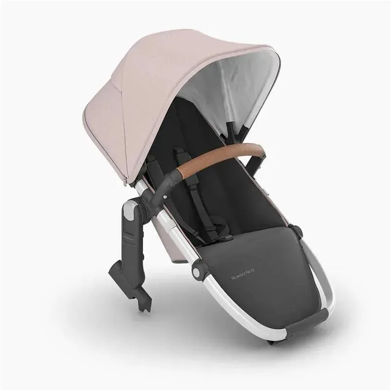 UPPAbaby - RumbleSeat V2+ Alice - Dusty Pink | Silver Frame | Saddle Leather