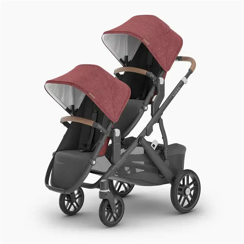 Uppababy - RumbleSeat V2+ Lucy - Rosewood Mélange | Carbon Frame | Saddle Leather - Image 2