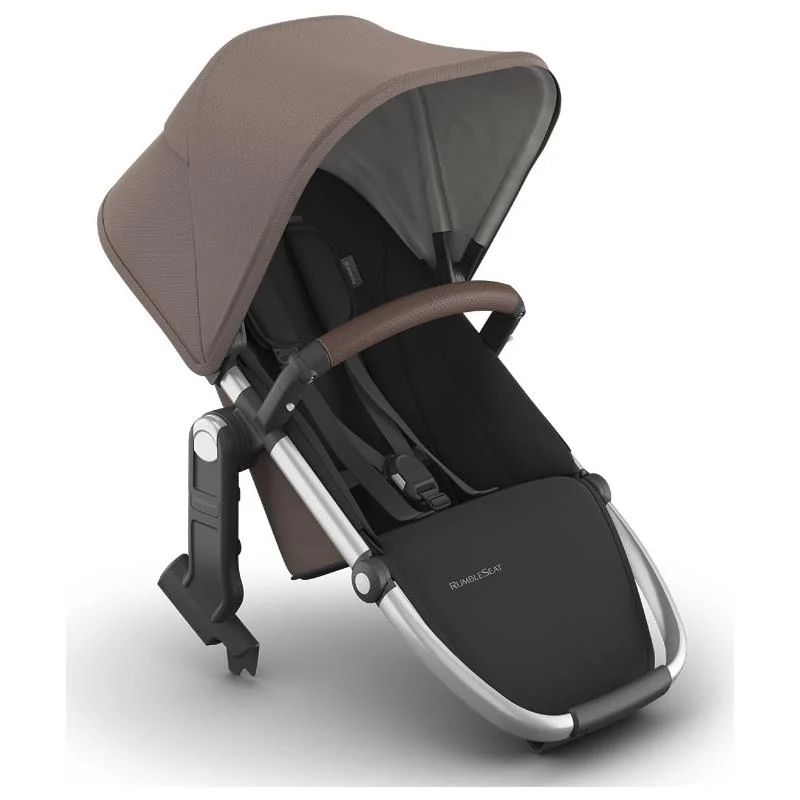 Uppababy - Rumbleseat V3 Second Lower Seat, Theo (Dark Taupe/Silver Frame/Chestnut Leather)