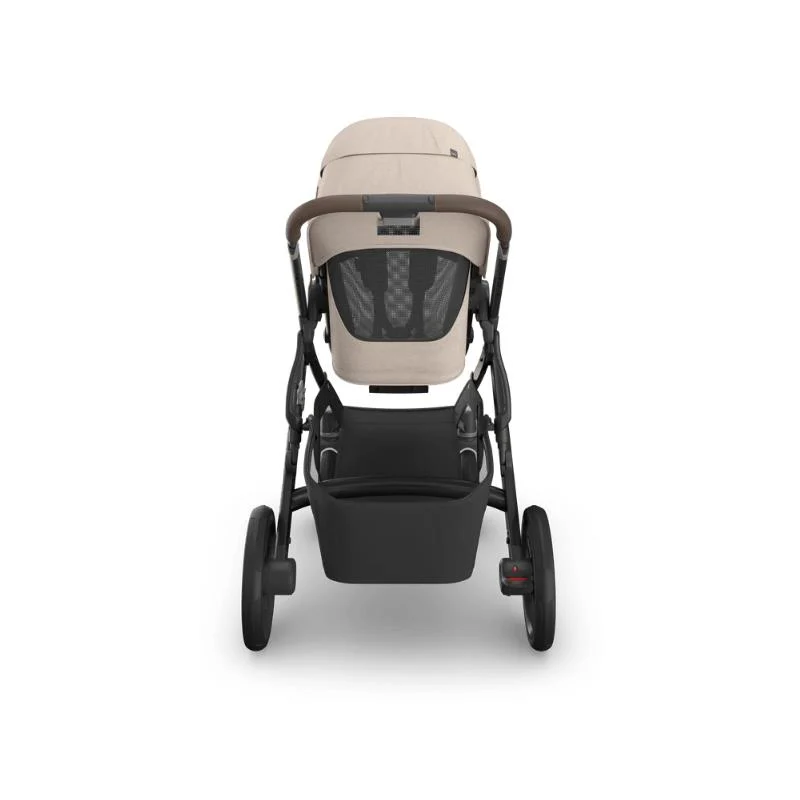 Uppababy Vista V3 Stroller, Ada Sandstone Melange | Chestnut Leather - Image 9
