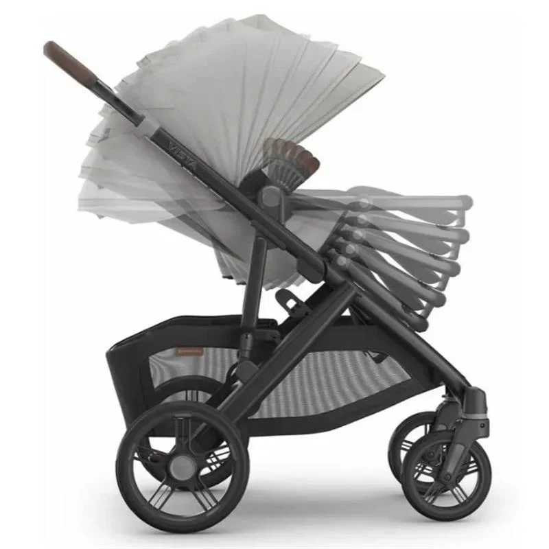 Uppababy - Vista V3 Stroller & Bassinet Bundle, Savannah - Image 4