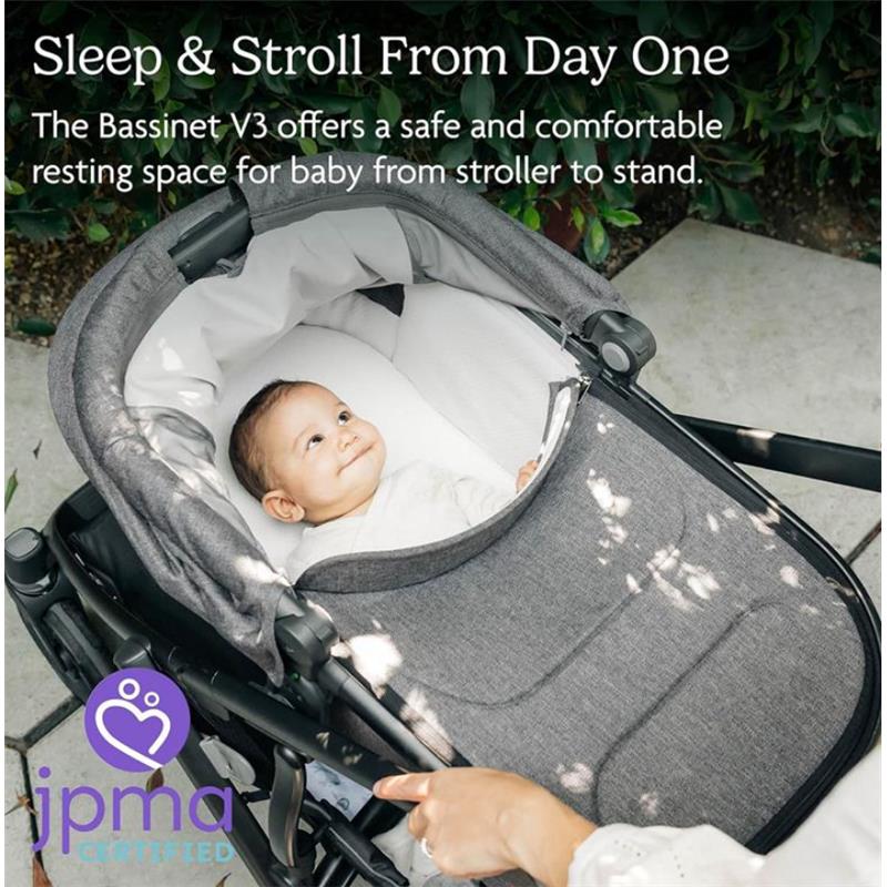 Uppababy - Vista V3 Stroller & Bassinet, Greyson - Image 13
