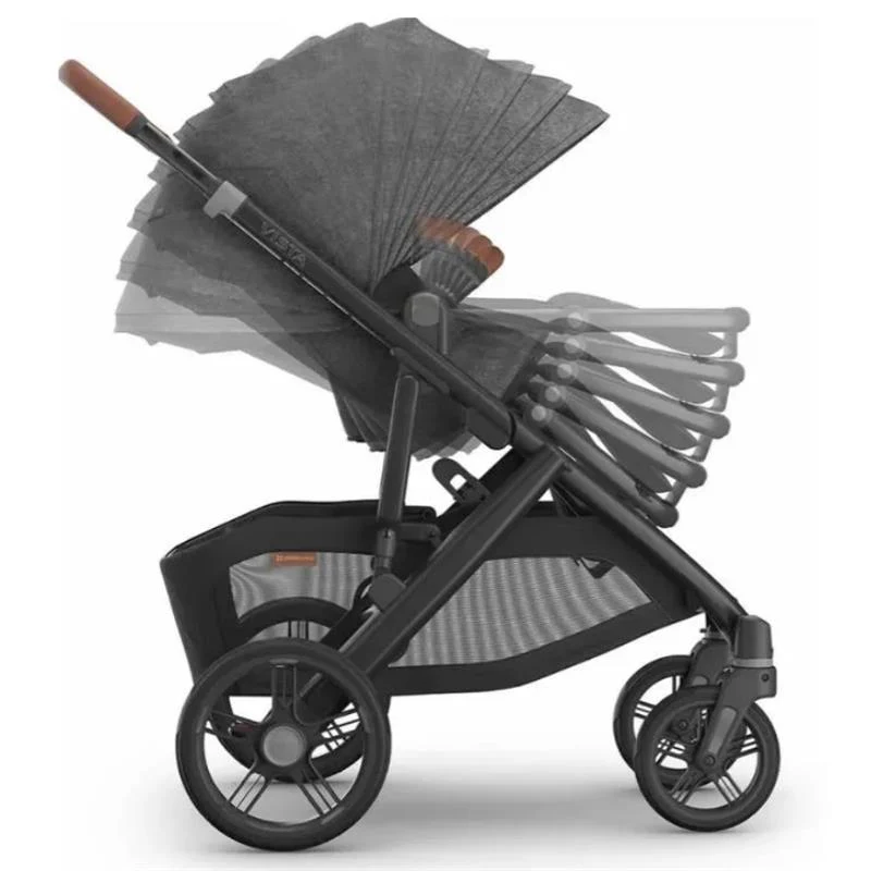Uppababy - Vista V3 Stroller & Bassinet, Greyson - Image 5
