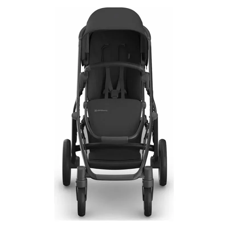Uppababy - Vista V3 Stroller, Jake (Charcoal/Carbon Frame/Black Leather) - Image 4