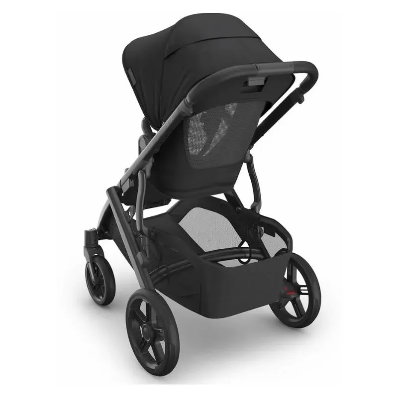 Uppababy - Vista V3 Stroller, Jake (Charcoal/Carbon Frame/Black Leather) - Image 6