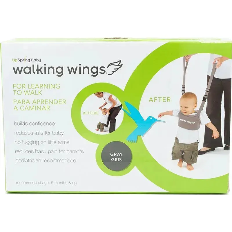 Upspring Baby Walking Wings Learning To Walk Assistant, Gray - Image 2