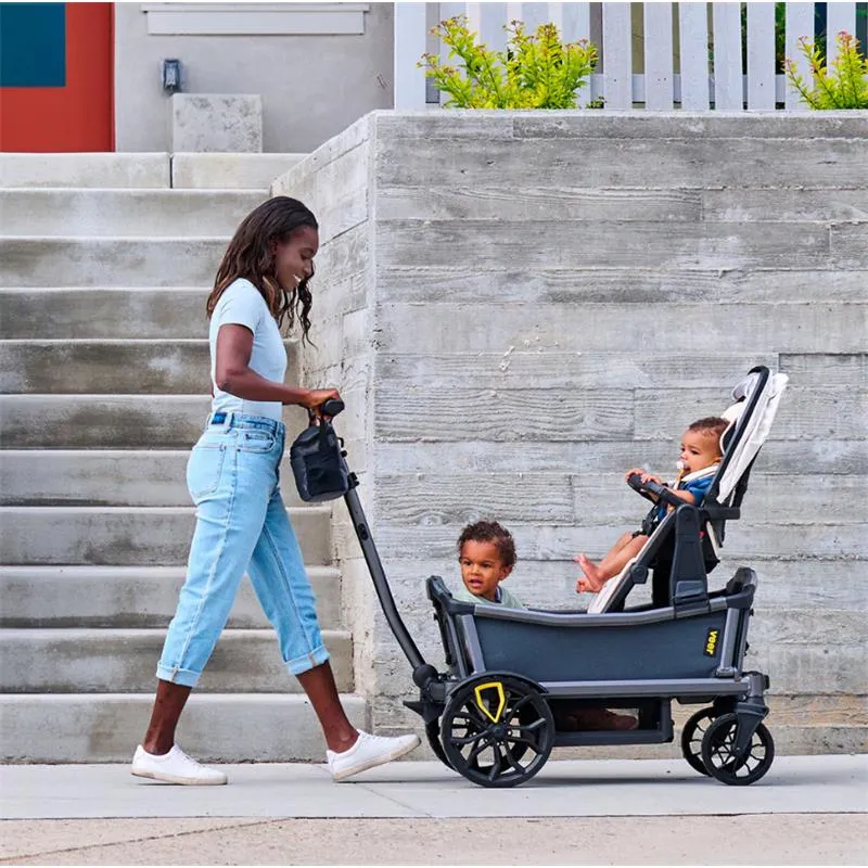 Veer - Cruiser City (2 Seater) Stroller Wagon, Grey - Image 2
