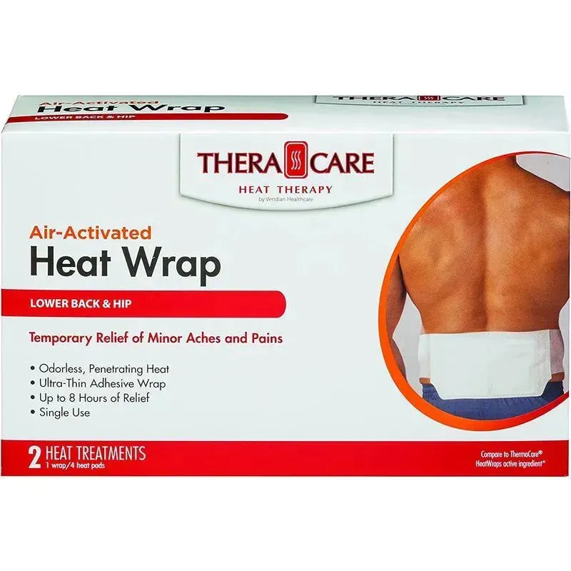 Veridian - 2Pk Theracare Heat Wraps, Back/Hips