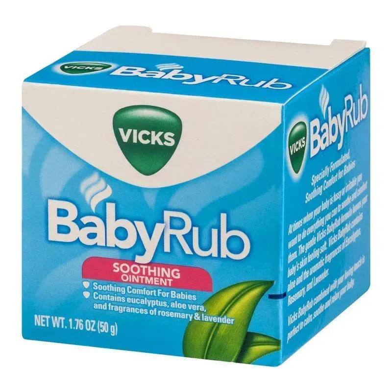 Vicks BabyRub Soothing Ointment, 1.76 OZ - Image 5