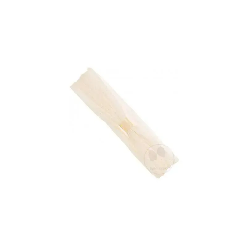 Wee Ones Add-A-Bow Soft Stretch Nylon Baby Band, Ecru 0-6M