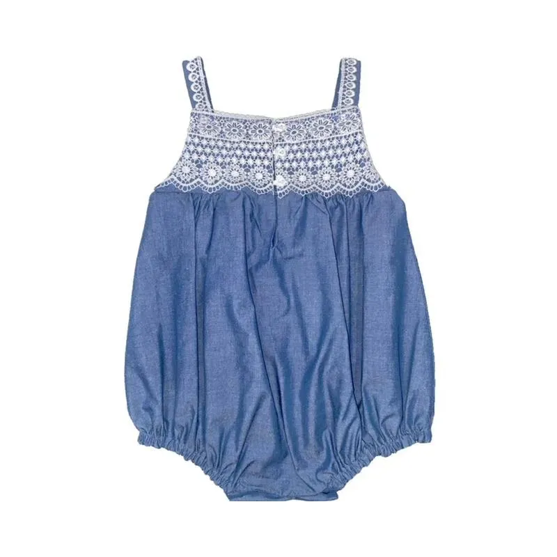 Will' Beth - Lace Denim Bubble W Bow - Image 2