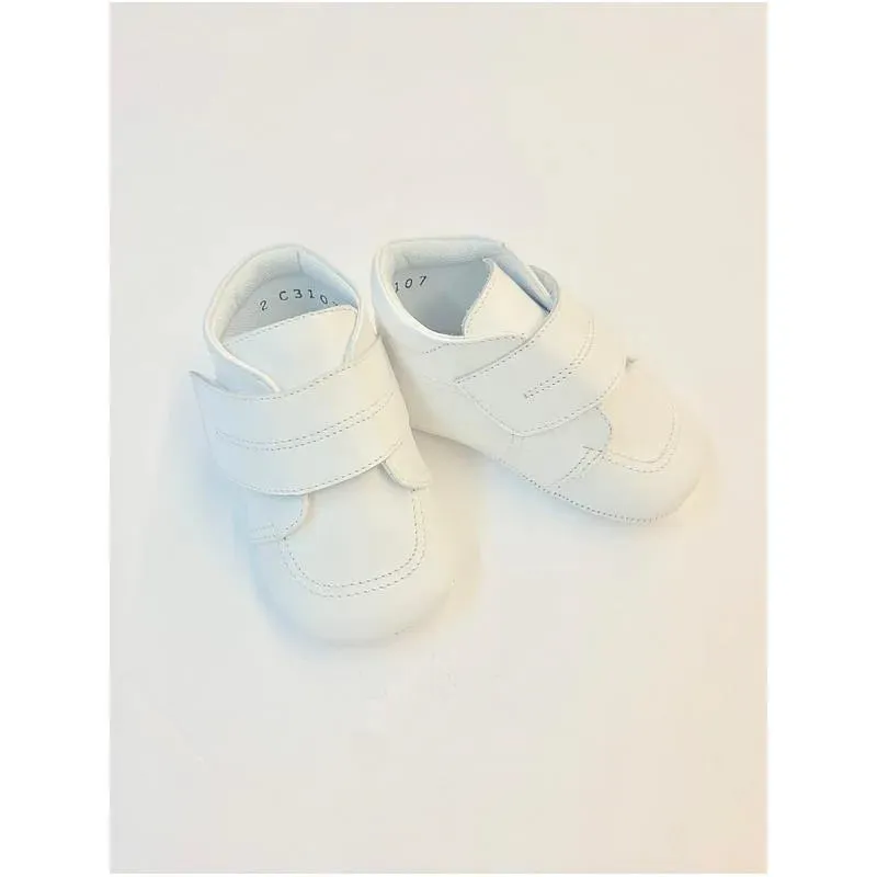 Will' Beth - Leather Boys Shoes, White