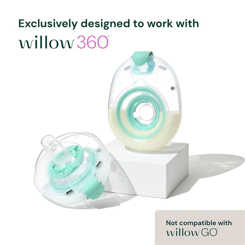 Willow - 360 Reusable Breast Milk Containers 24mm Flange - Image 2