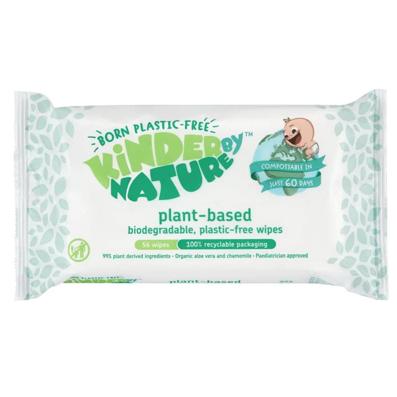 Wilogis - 1Pk Kinder by Nature Plant Based Baby Wipes