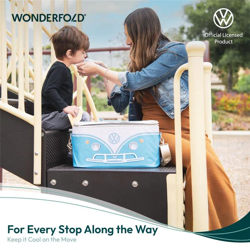 Wonderfold - Volkswagon Cooler Bag, Bondi Blue - Image 2