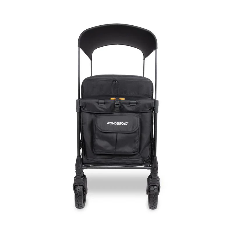 Wonderfold - W4 Luxe Pro Quad Stroller Fits Up To 4 Kids Seated Jet Black - Image 4