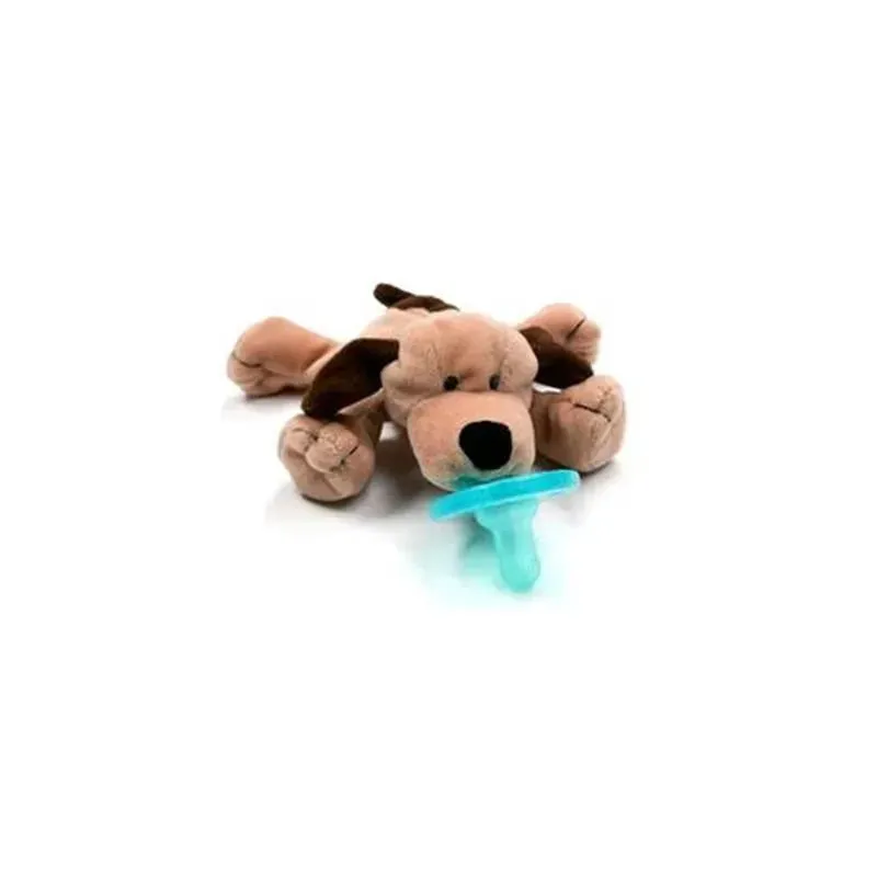 WubbaNub Infant Pacifier - Brown Puppy - Image 2