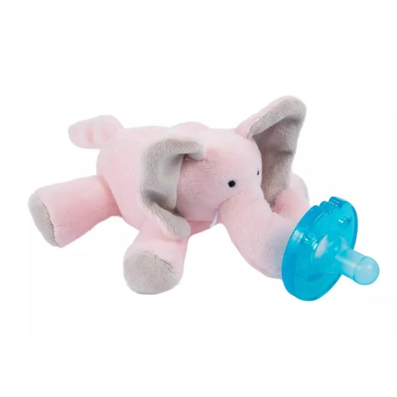 Wubbanub Infant Pacifier Pink Elephant