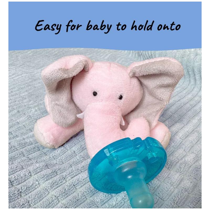 Wubbanub Infant Pacifier Pink Elephant - Image 2