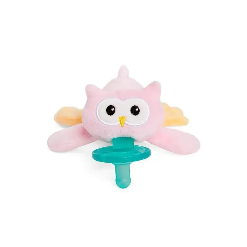 Wubbanub Infant Pacifier, Pink Owl