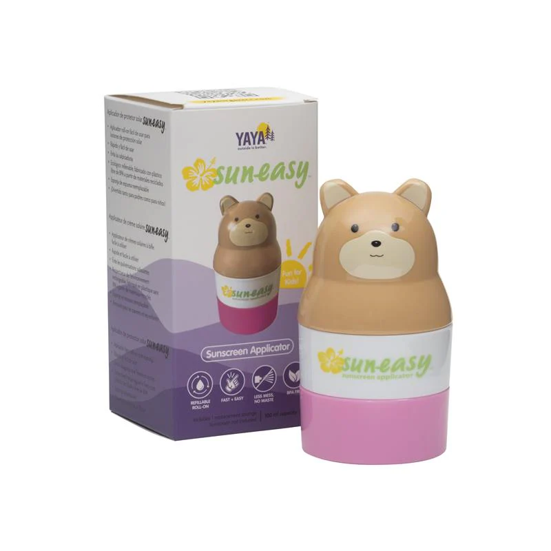 Yaya Organics - Sun-Easy Sunscreen Applicator Teddy Bear Pink