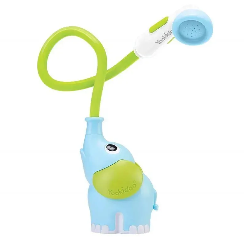 Yookidoo Baby Bath Shower Head - Blue Elephant - Image 2