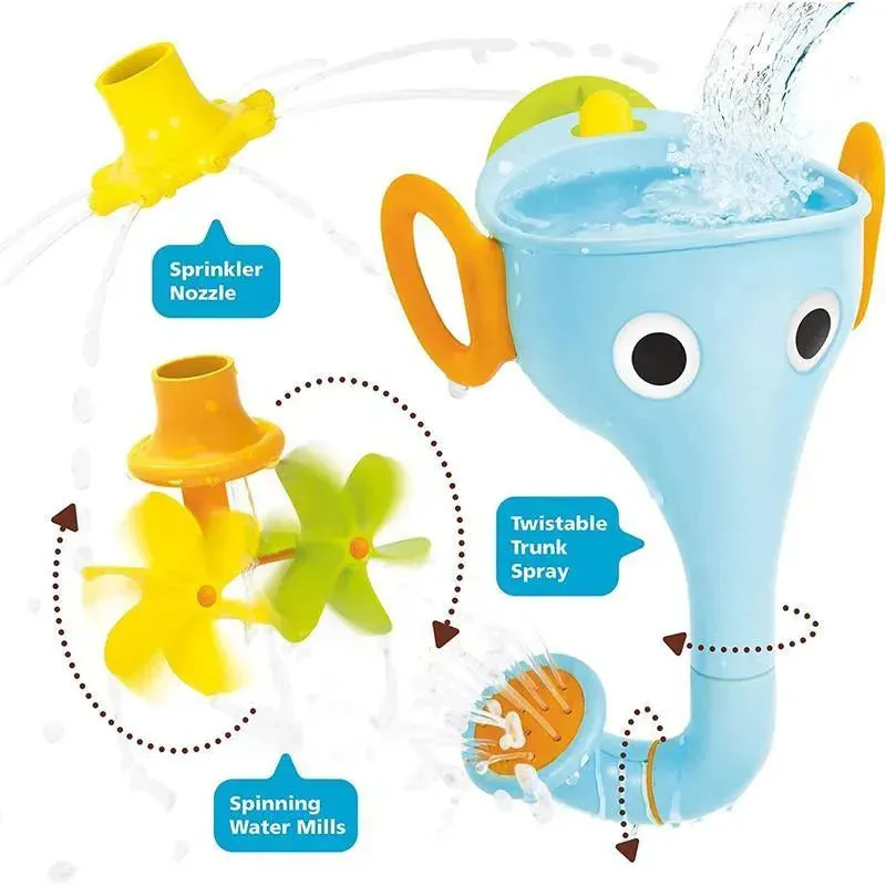 Yookidoo - FunElefun Fill 'N' Sprinkle Bath Toy, Blue - Image 4