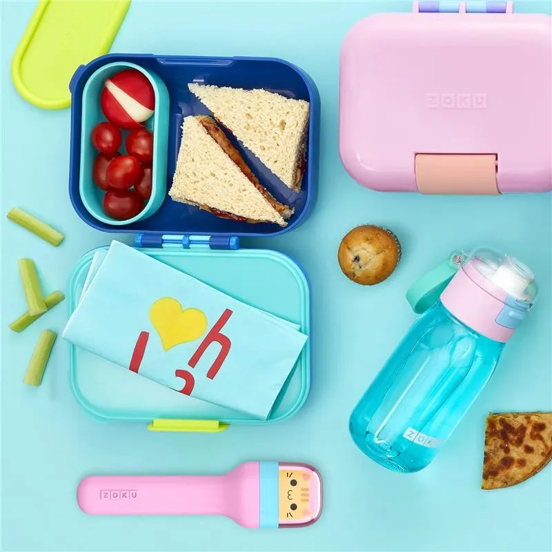 ZOKU - Kids Pocket Utensil Set, Kitty - Image 3