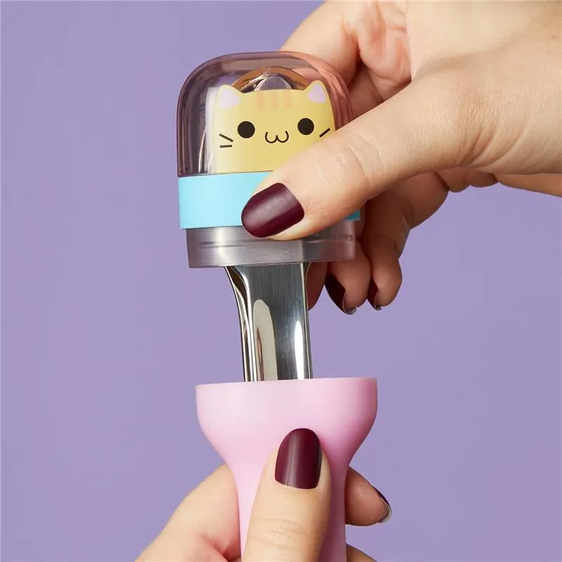 ZOKU - Kids Pocket Utensil Set, Kitty - Image 4