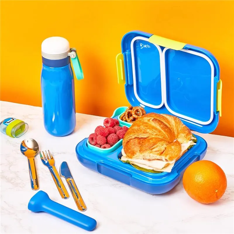 ZOKU - Kids Pocket Utensil Set, Shark - Image 3