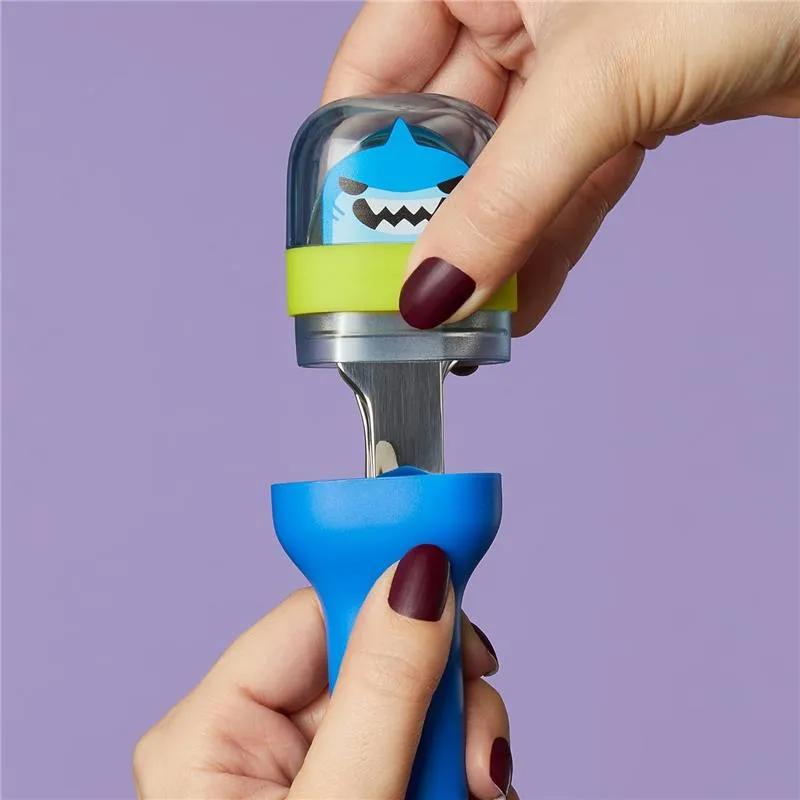 ZOKU - Kids Pocket Utensil Set, Shark - Image 4