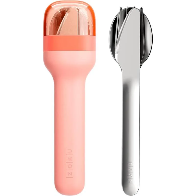ZOKU - Pocket Utensil Set, Peach