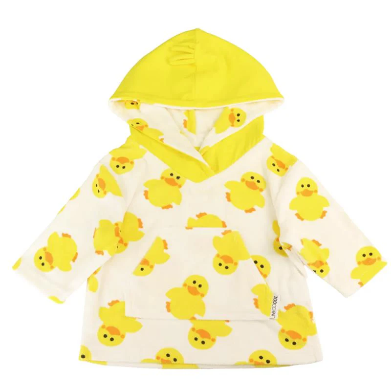 Zoocchini - Baby Terry Swim Coverup Harper Duck/Canard/Pato 0-12M