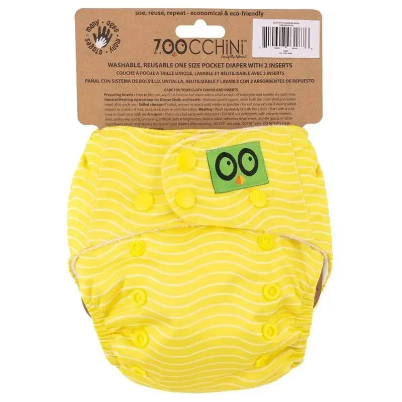 Zoocchini - Cloth Diaper Duck With 2Pk Insert One Size - Image 2