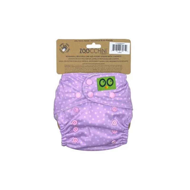 Zoocchini - Cloth Diaper Mermaid With 2Pk Insert One Size - Image 2