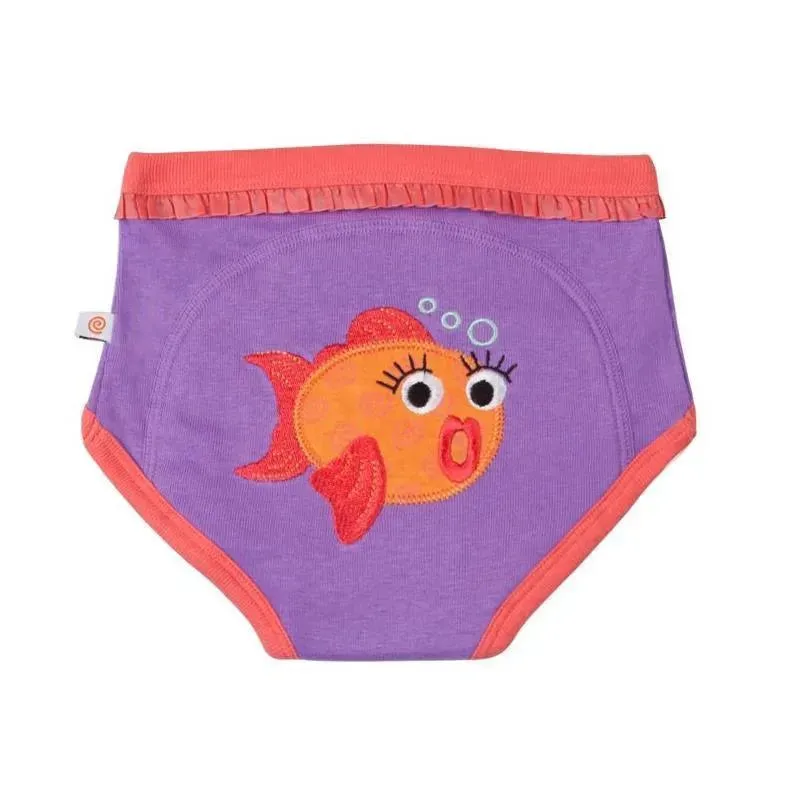 Zoocchini Girls 3 Piece Organic Training Pants Set , Ocean Friends - Image 6
