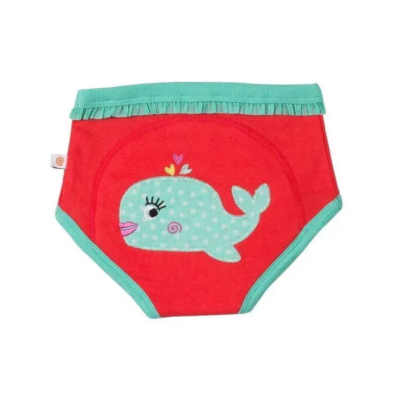 Zoocchini Girls 3 Piece Organic Training Pants Set , Ocean Friends - Image 7