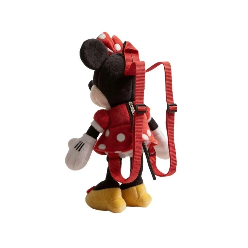 Zoofy Disney Minnie 16 Red Super Soft Real Plush Backpack - Image 2