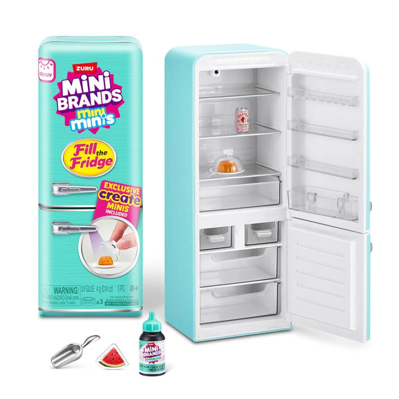 Zoofy Zuru Mini Brands Fill The Fridge Playset